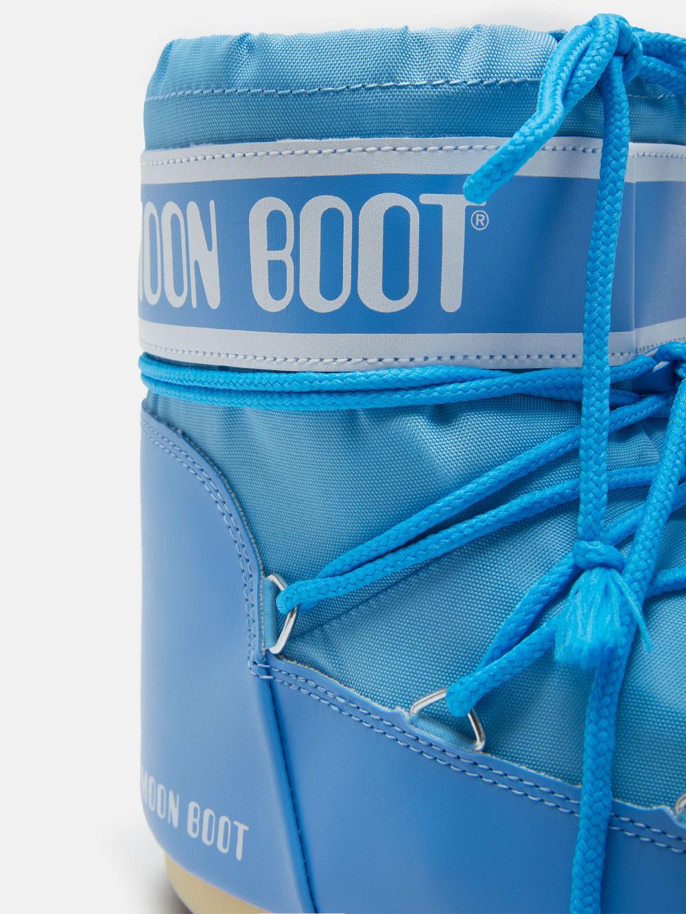 Moon Boot ICON LOW NYLON AZZURRO Saldi