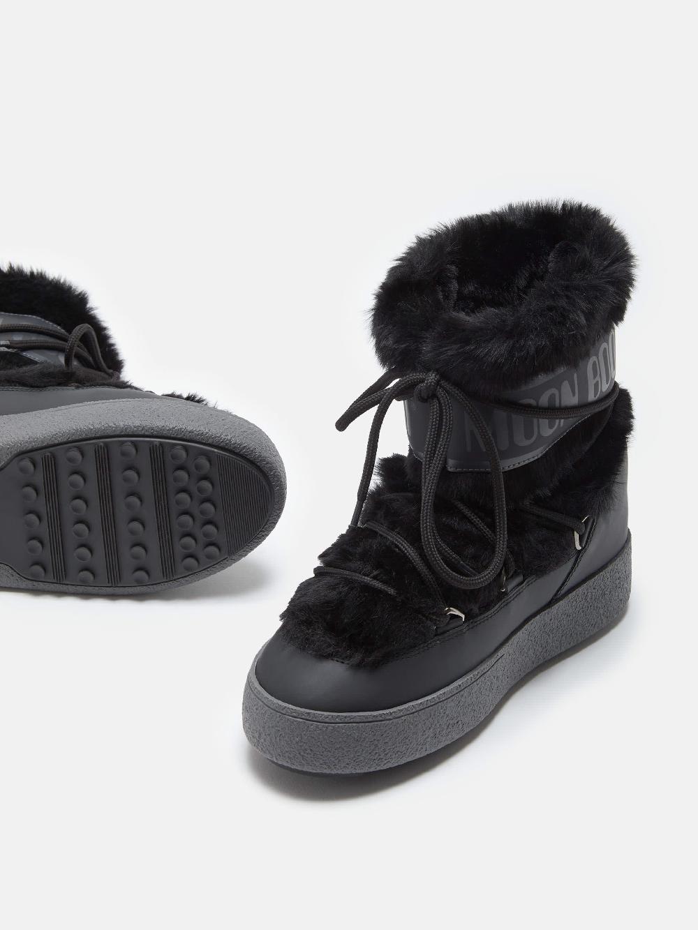 Moon Boot LTRACK LOW FAUX FUR NERO Hotsell