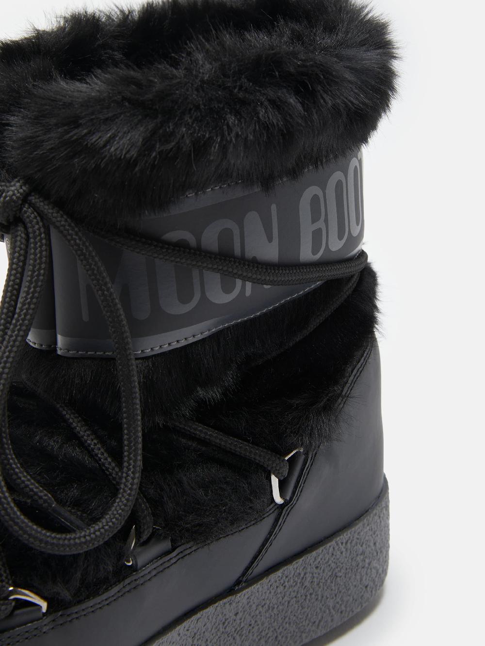 Moon Boot LTRACK LOW FAUX FUR NERO Hotsell
