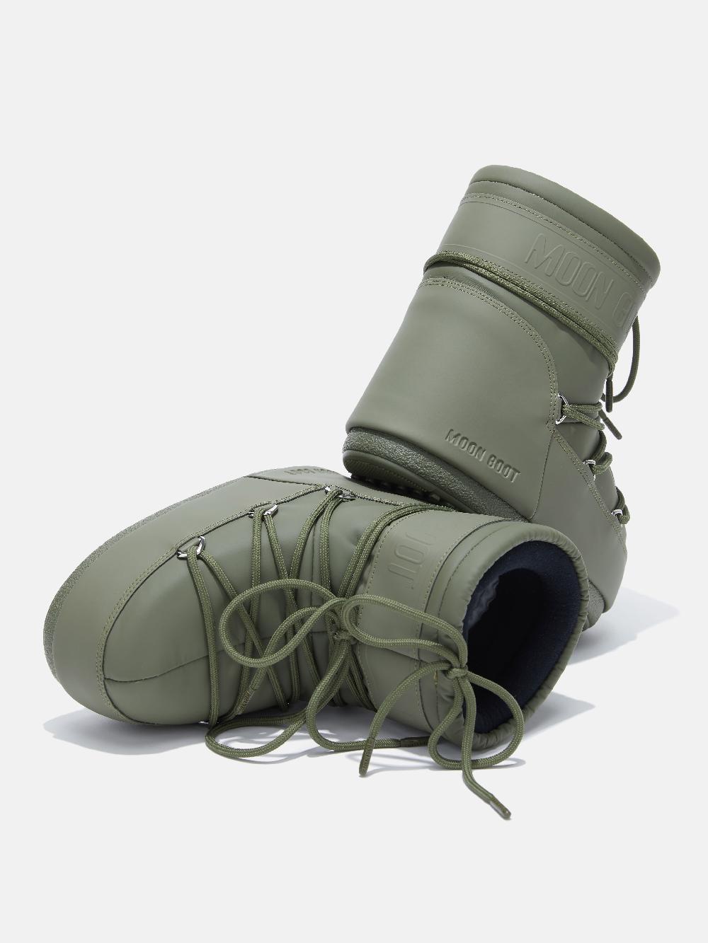 Moon Boot ICON LOW KAKI IN GOMMA Vendita Economica