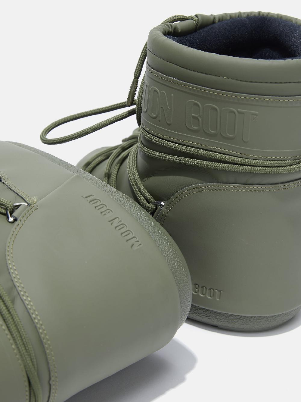 Moon Boot ICON LOW KAKI IN GOMMA Vendita Economica