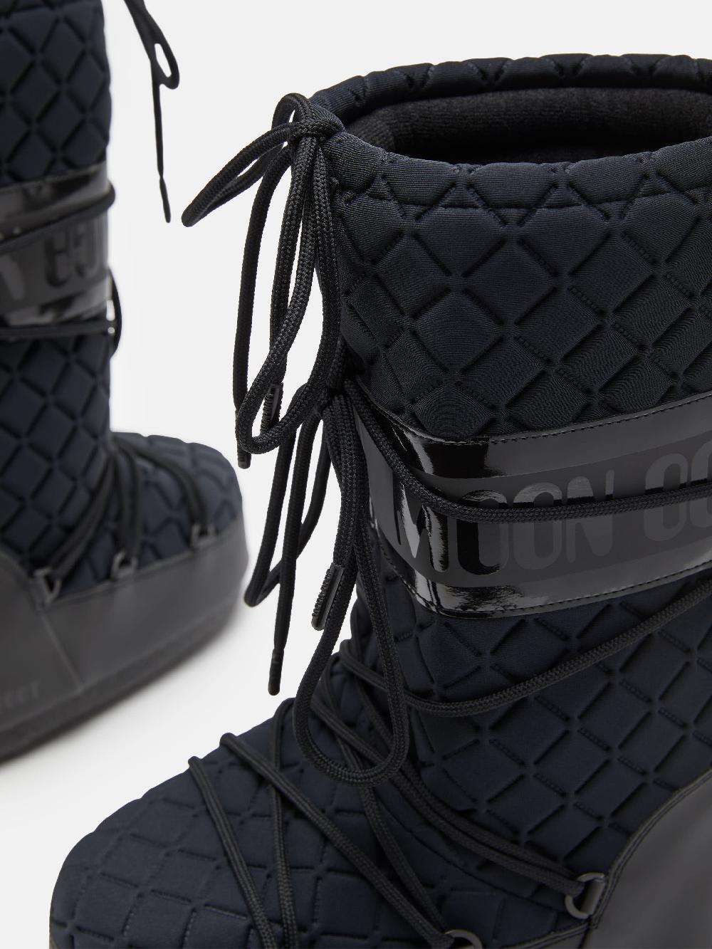 Moon Boot ICON QUILT NERO Saldi Di Fabbrica
