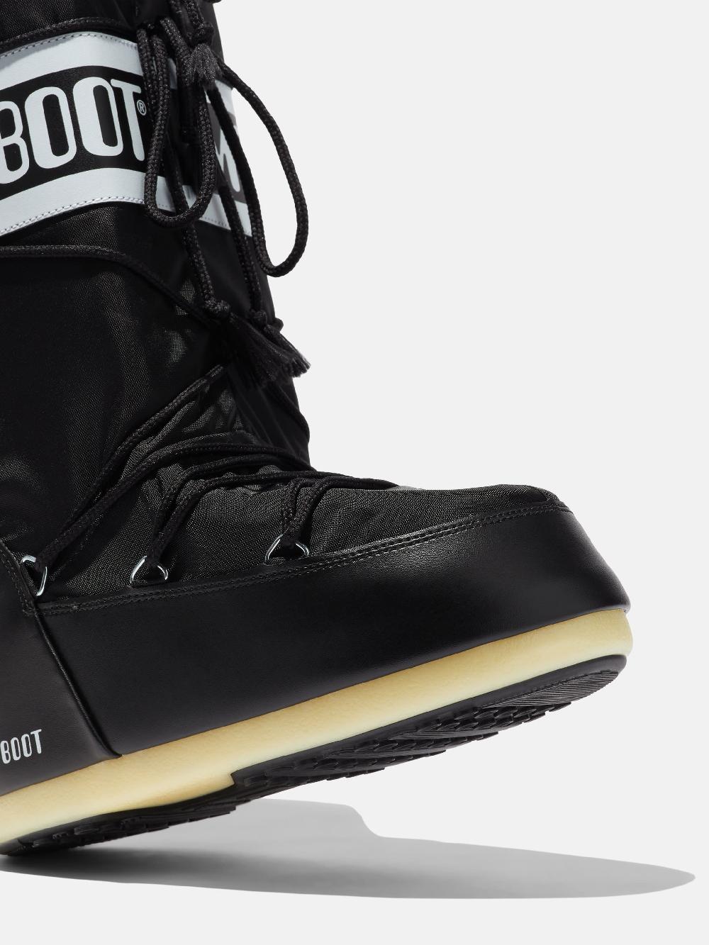 Moon Boot ICON NERO IN NYLON In Saldo