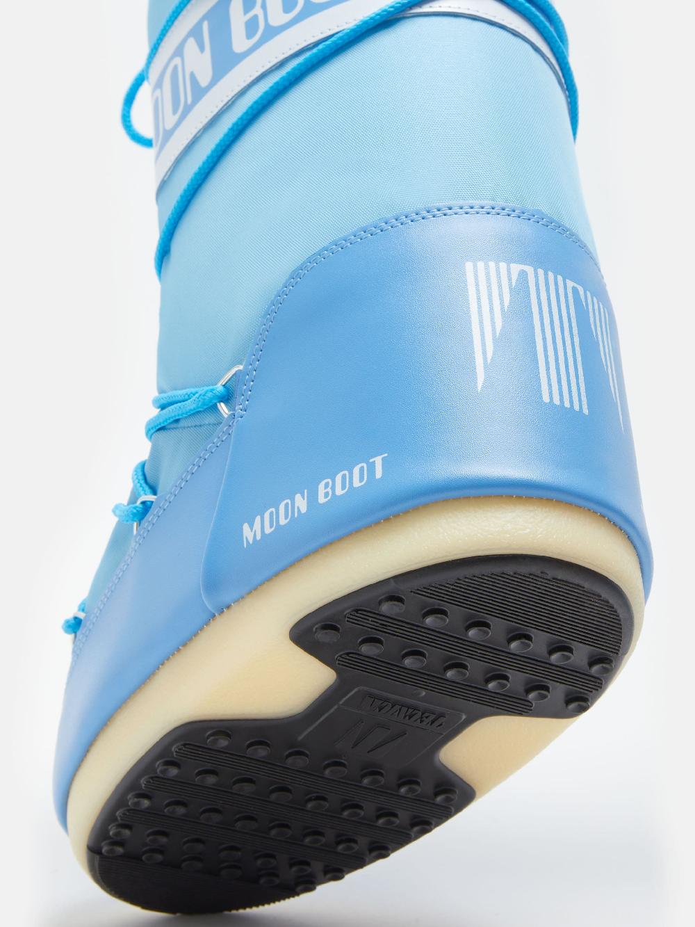 Moon Boot ICON NYLON AZZURRO Nuova