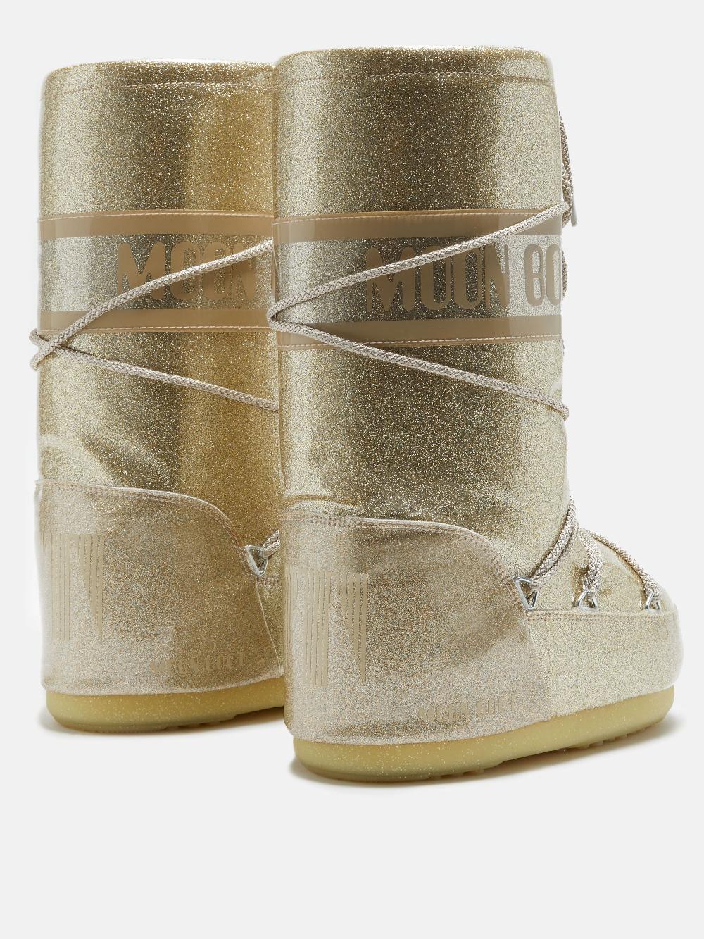 Moon Boot ICON GLITTER ORO Soddisfazione Garantita