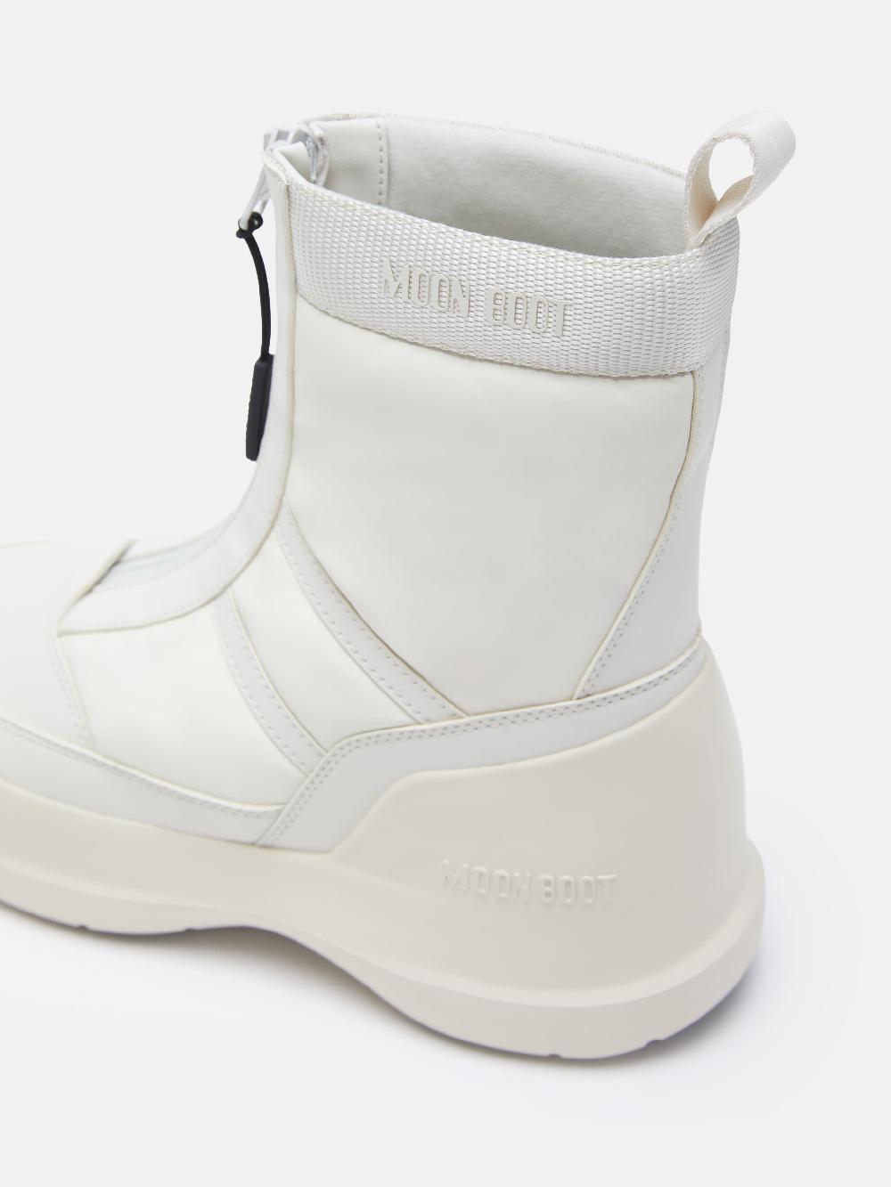 Moon Boot STIVALE LUNA PANNA CON ZIP Consegna Veloce