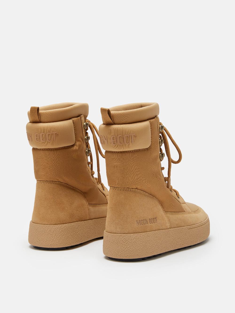 Moon Boot LTRACK COMBAT BOOT BEIGE Fino Al -60%