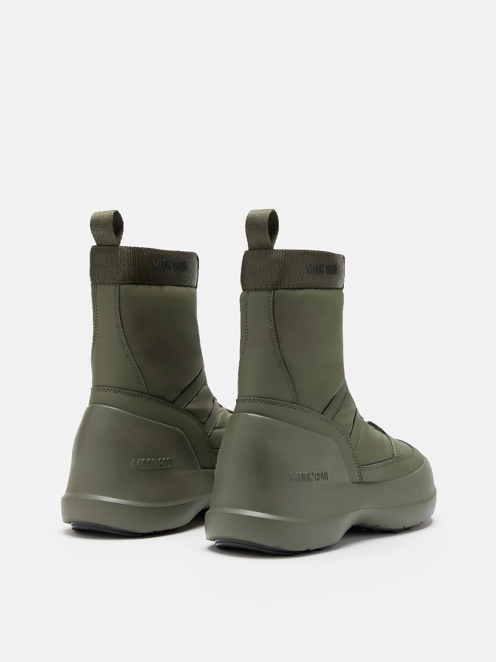 Moon Boot STIVALE LUNA KAKI CON ZIP Presa