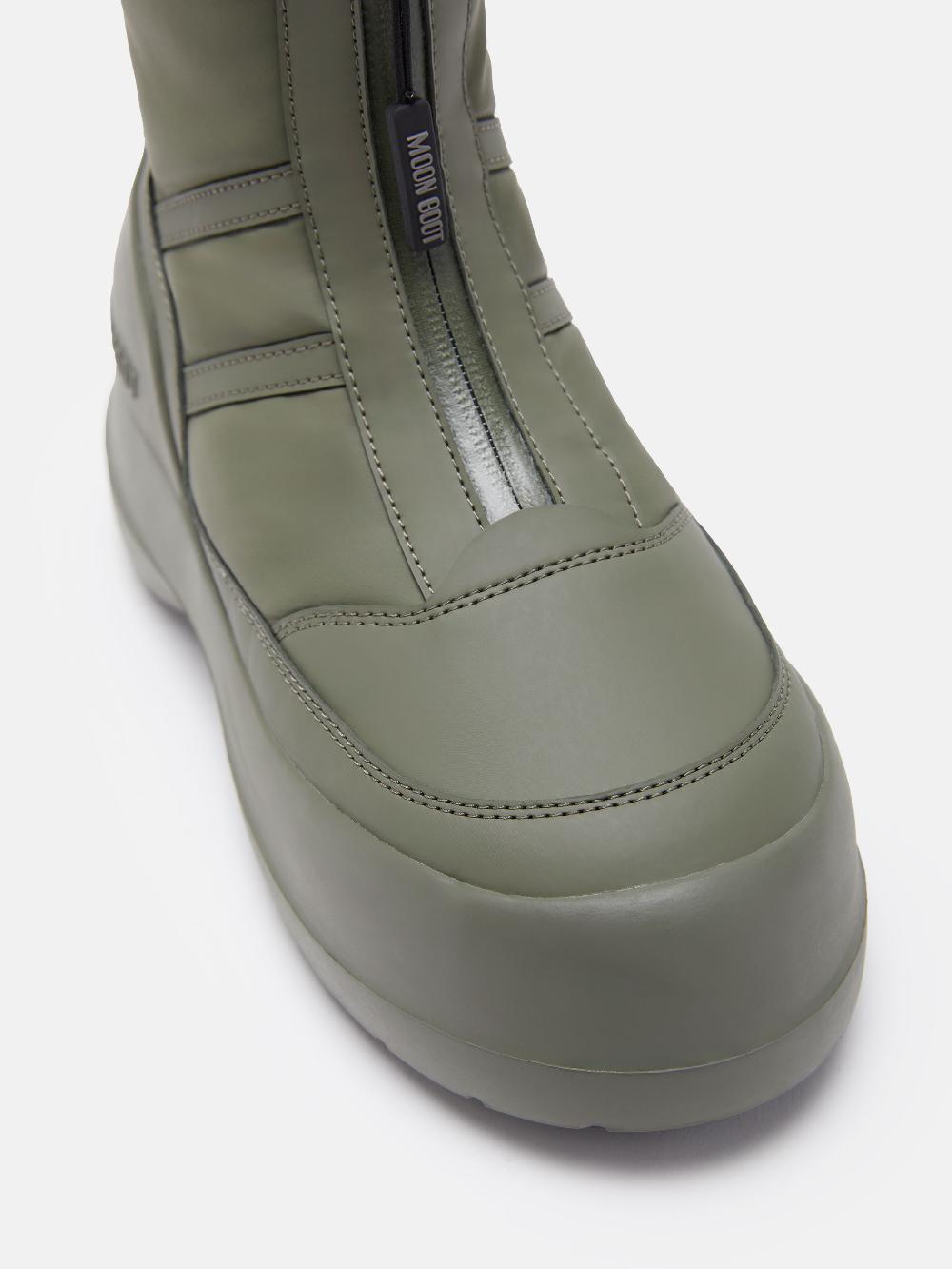 Moon Boot STIVALE LUNA KAKI CON ZIP Presa
