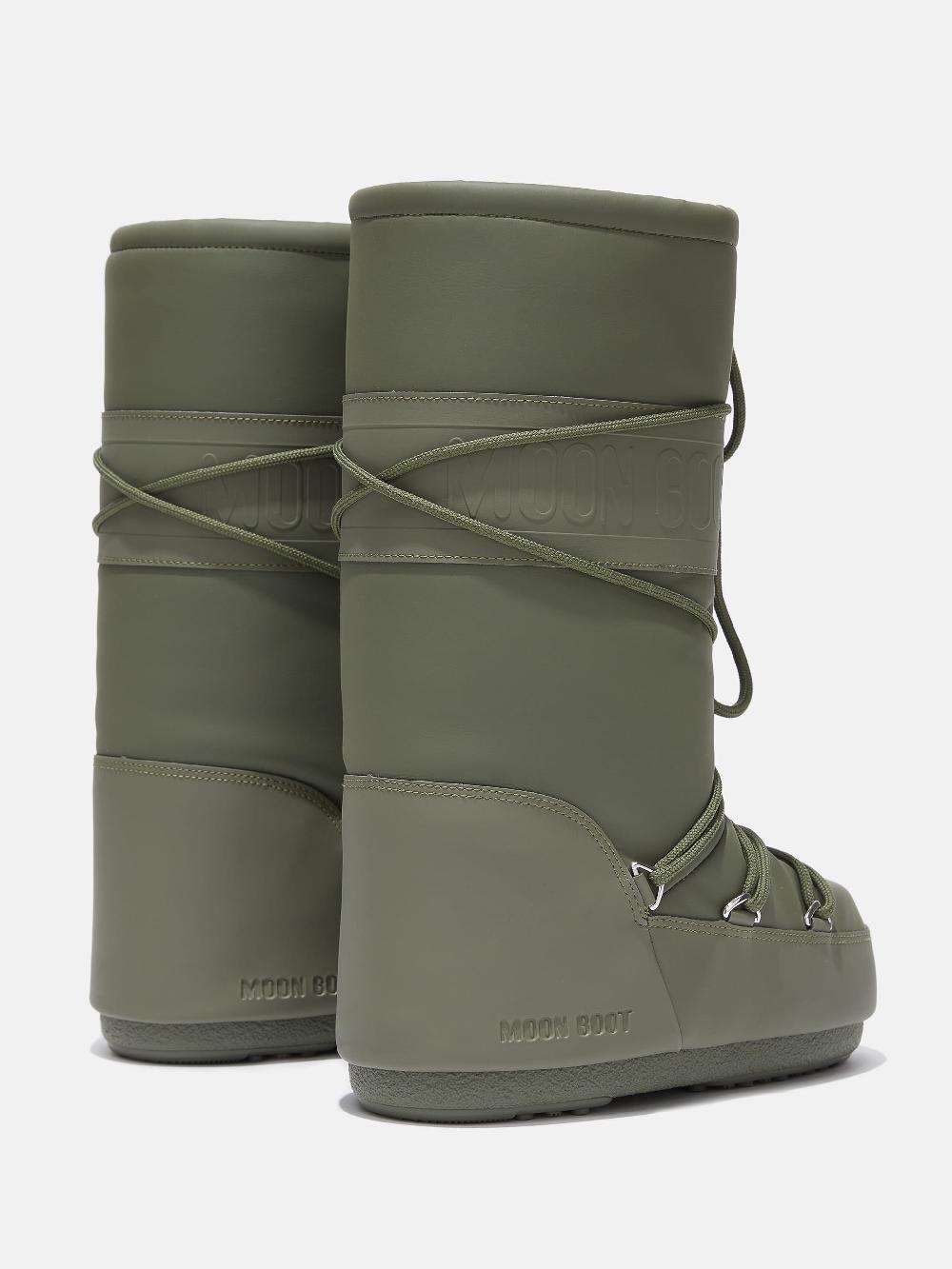 Moon Boot ICON RUBBER KAKI Economico