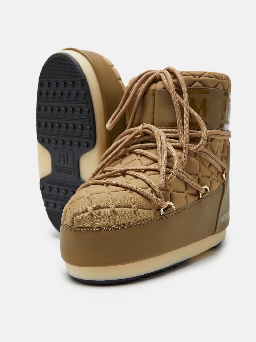 Moon Boot ICON LOW QUILT MARRONE CHIARO Outlet