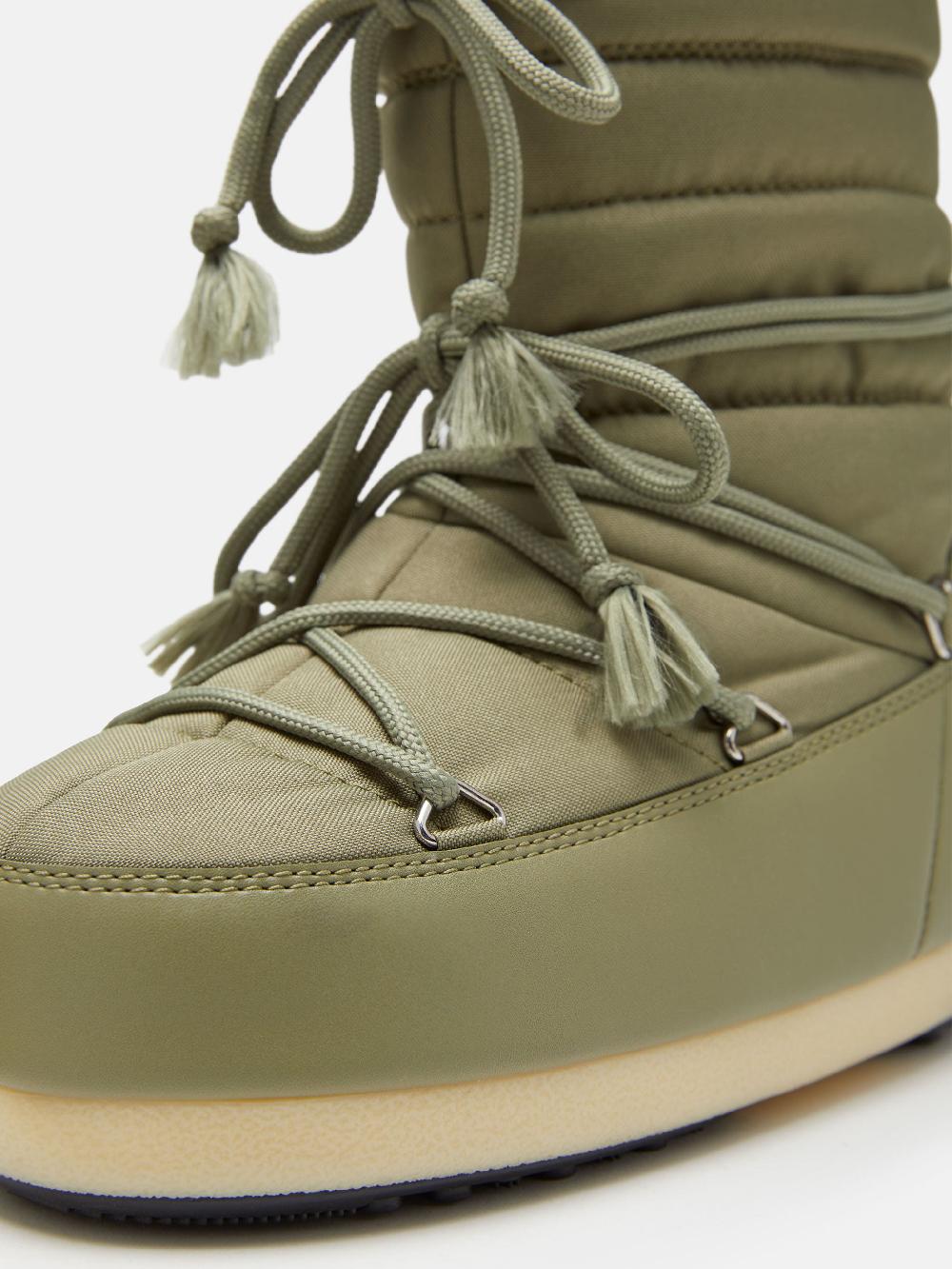 Moon Boot EVX LIGHT LOW NYLON KAKI Saldi Di Fabbrica