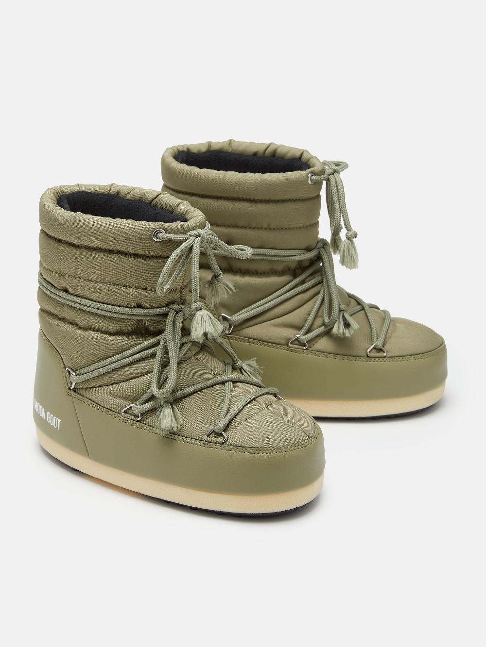 Moon Boot EVX LIGHT LOW NYLON KAKI Saldi Di Fabbrica