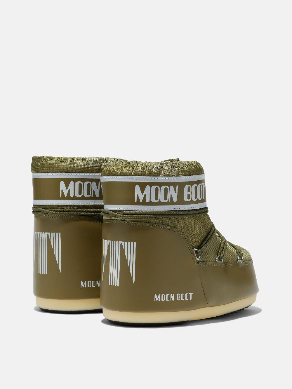 Moon Boot ICON LOW KAKI IN NYLON In Saldo
