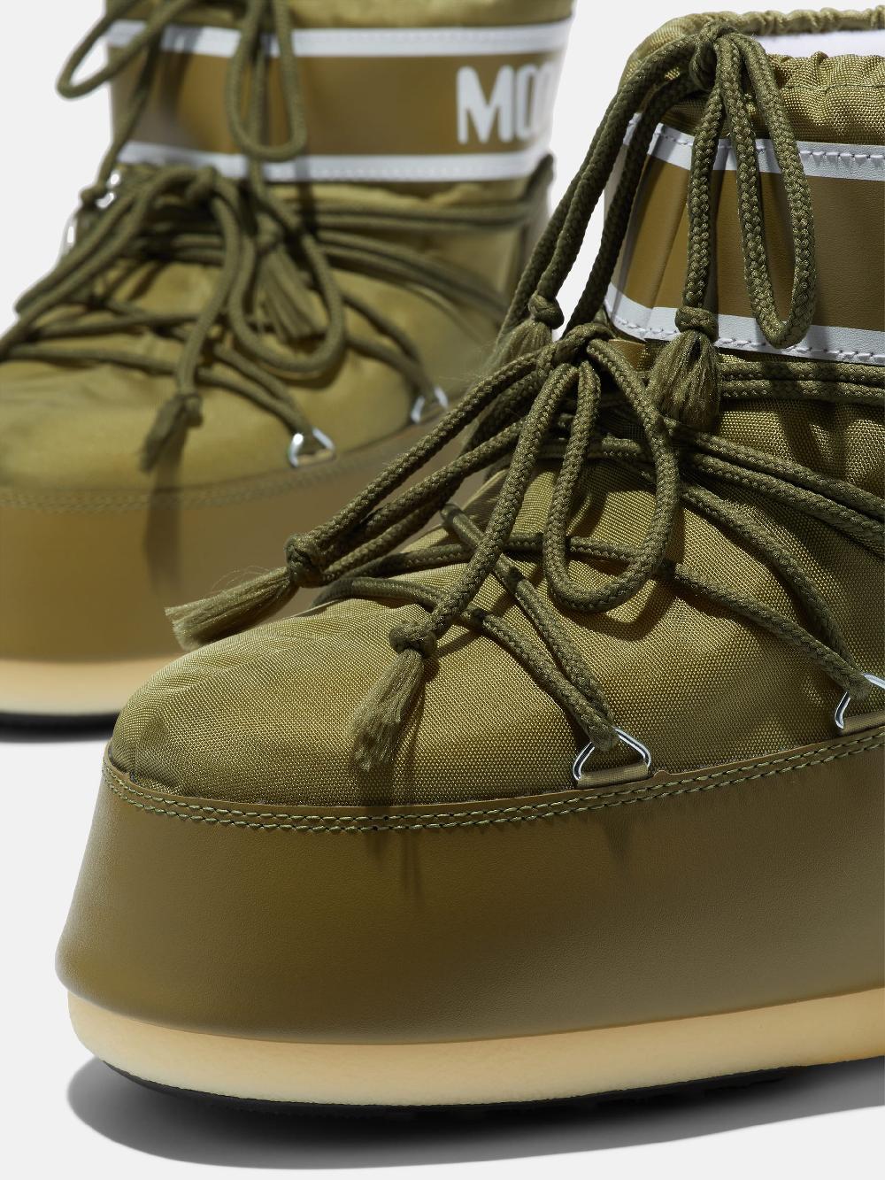 Moon Boot ICON LOW KAKI IN NYLON In Saldo