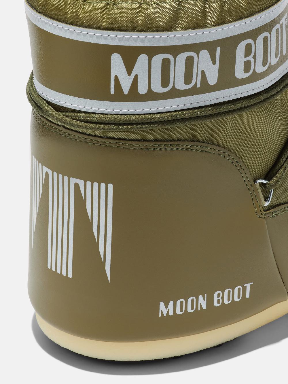 Moon Boot ICON LOW KAKI IN NYLON In Saldo