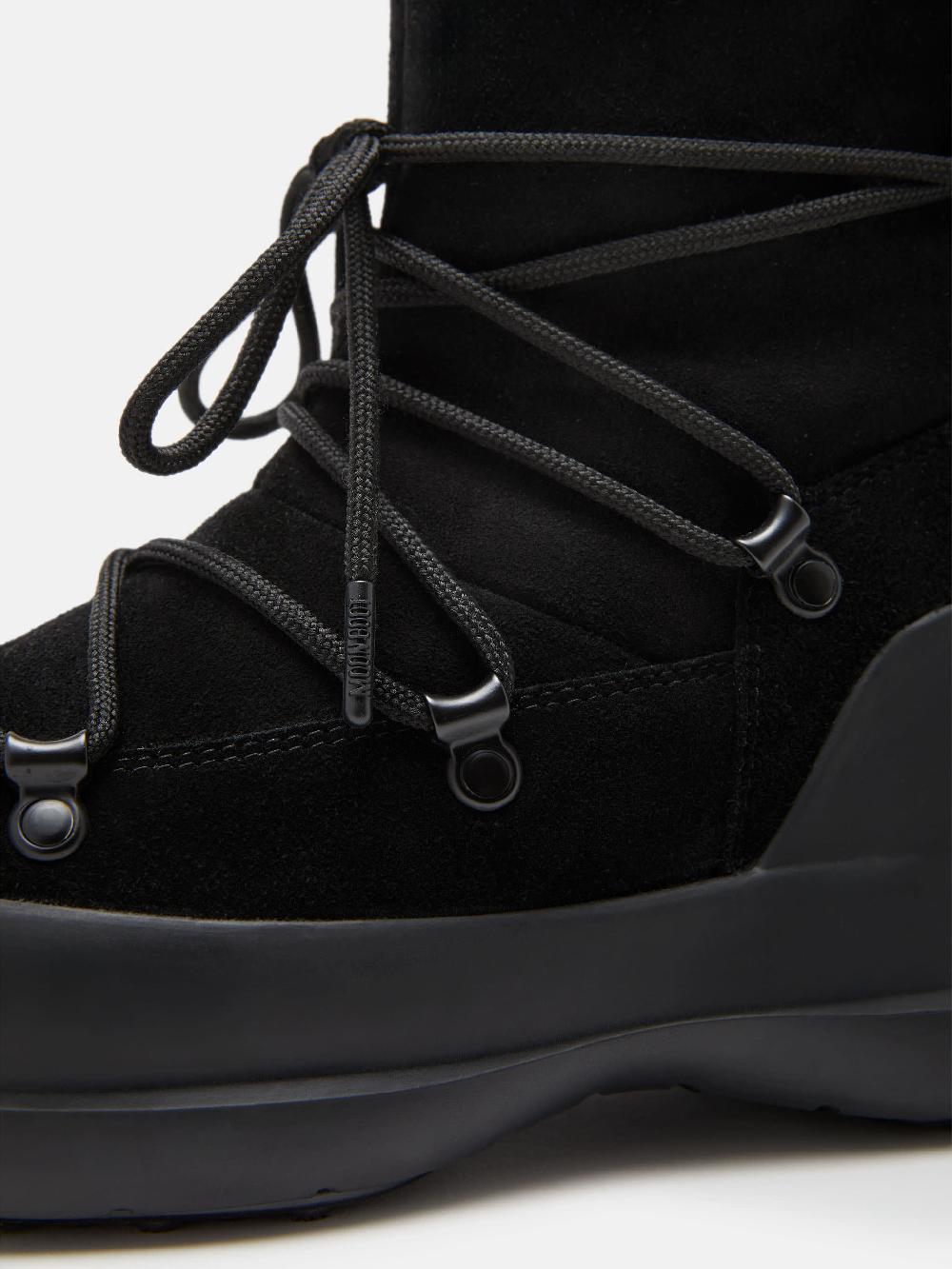 Moon Boot STIVALE LUNA NERO IN PELLE SCAMOSCIATA Offerta migliore