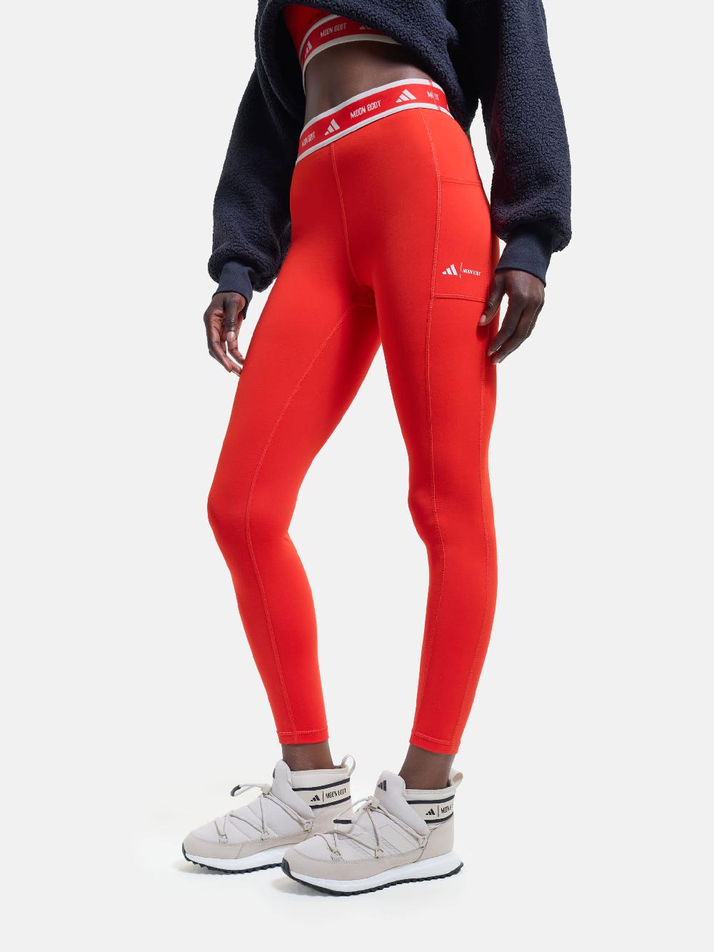 Moon Boot Leggings rossi adidas x Moon Boot 2025