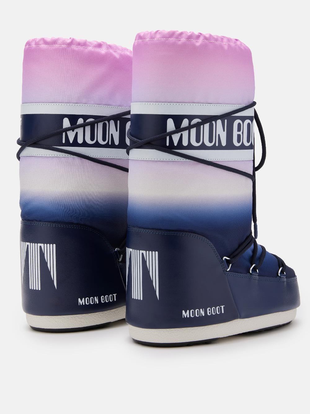 Moon Boot ICON BLU CON STAMPA MOONRISE Negozi Online