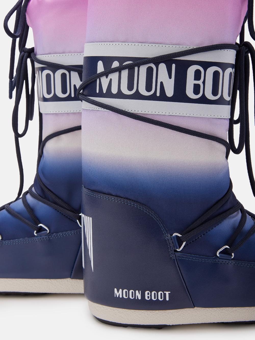 Moon Boot ICON BLU CON STAMPA MOONRISE Negozi Online