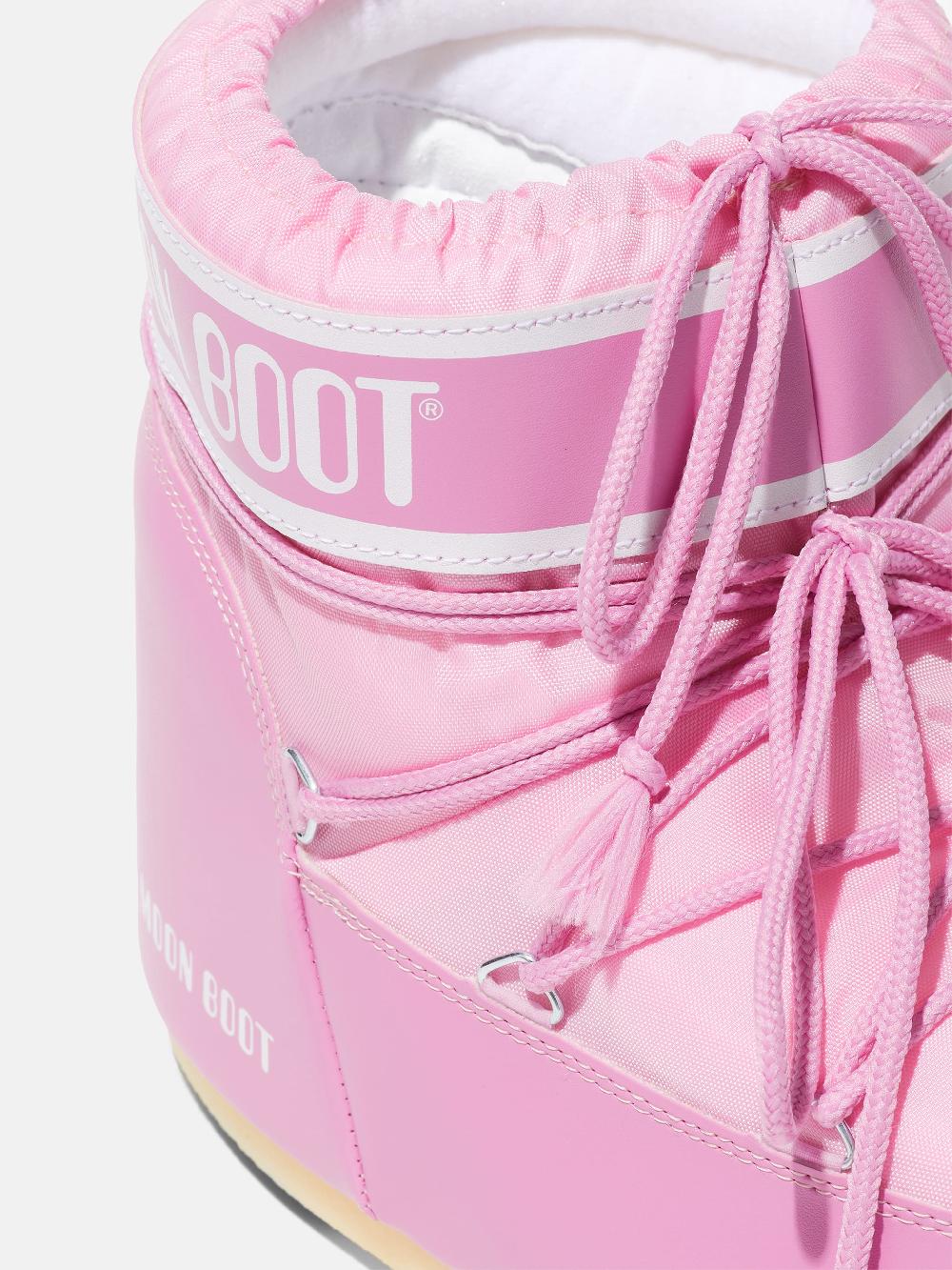Moon Boot ICON LOW ROSA IN NYLON Fino Al -60%