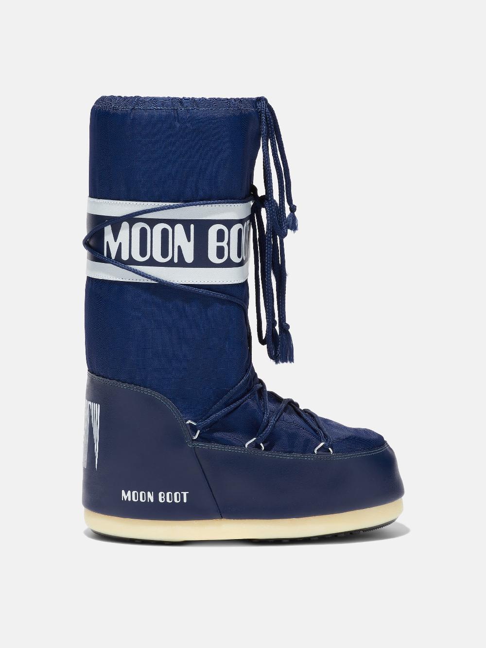 Moon Boot ICON BLU NAVY IN NYLON Shopping Online