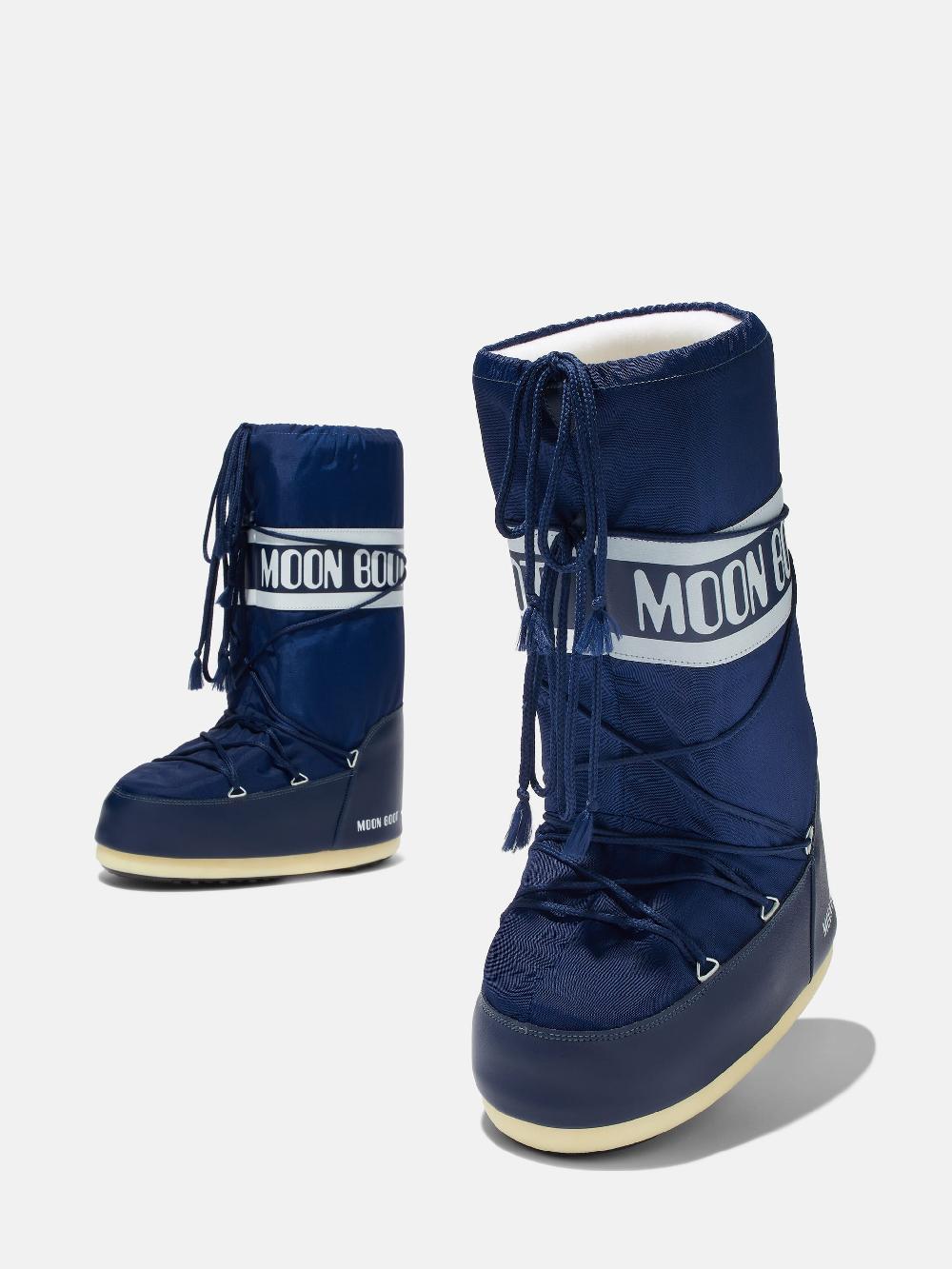 Moon Boot ICON BLU NAVY IN NYLON Shopping Online