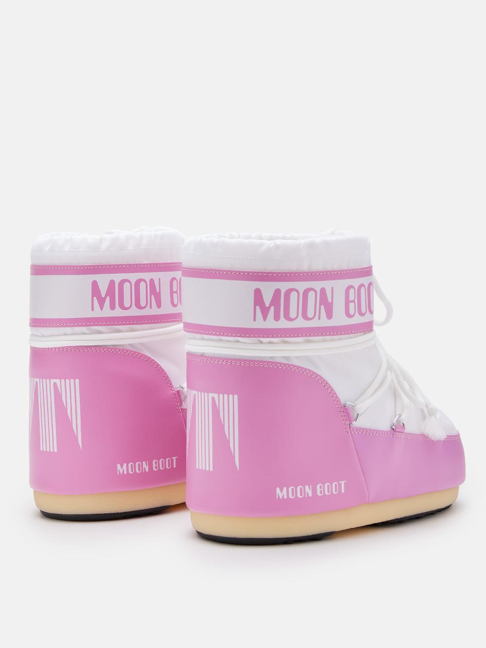 Moon Boot ICON LOW NYLON ROSA Rilascio limitato