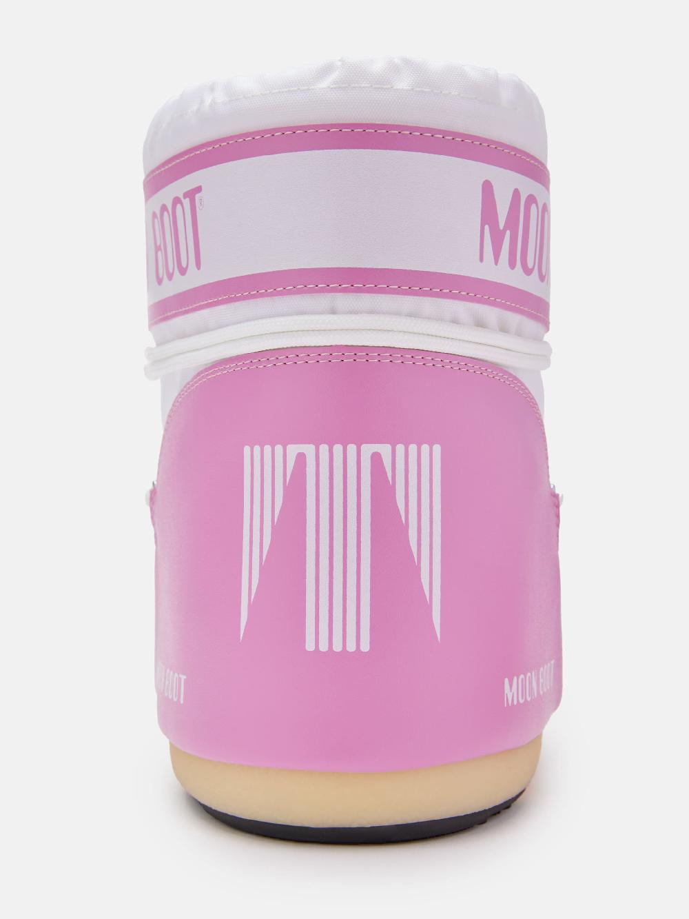 Moon Boot ICON LOW NYLON ROSA Rilascio limitato