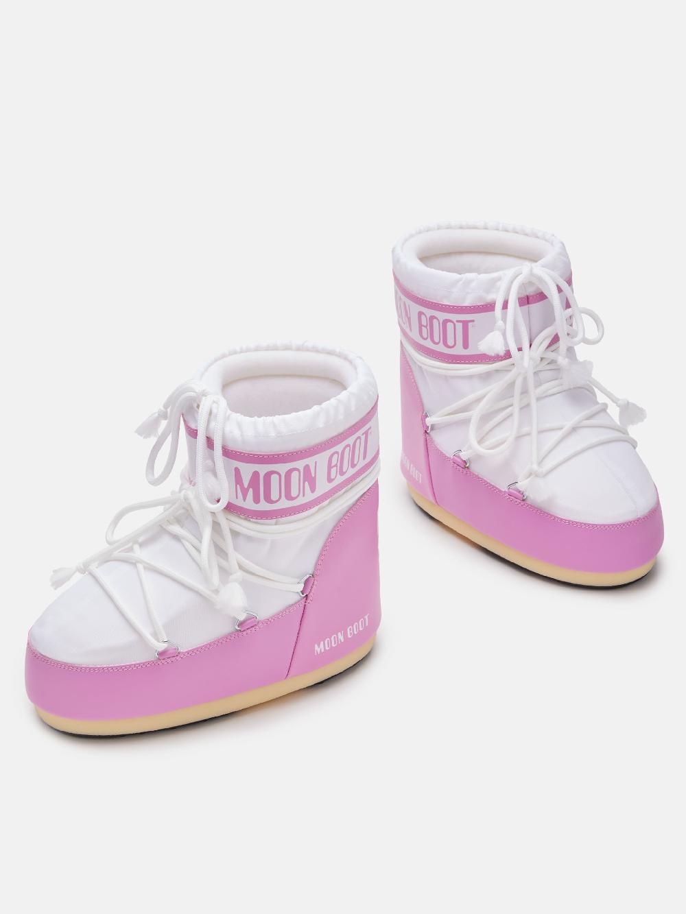Moon Boot ICON LOW NYLON ROSA Rilascio limitato
