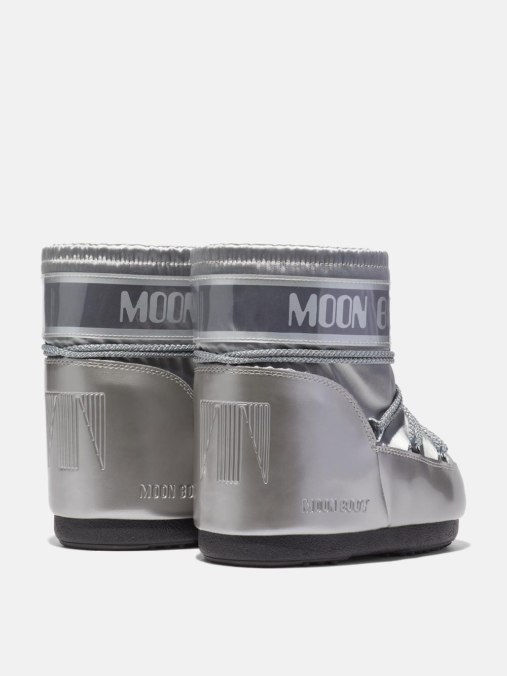 Moon Boot ICON LOW GLANCE ARGENTO IN RASO Convenienza