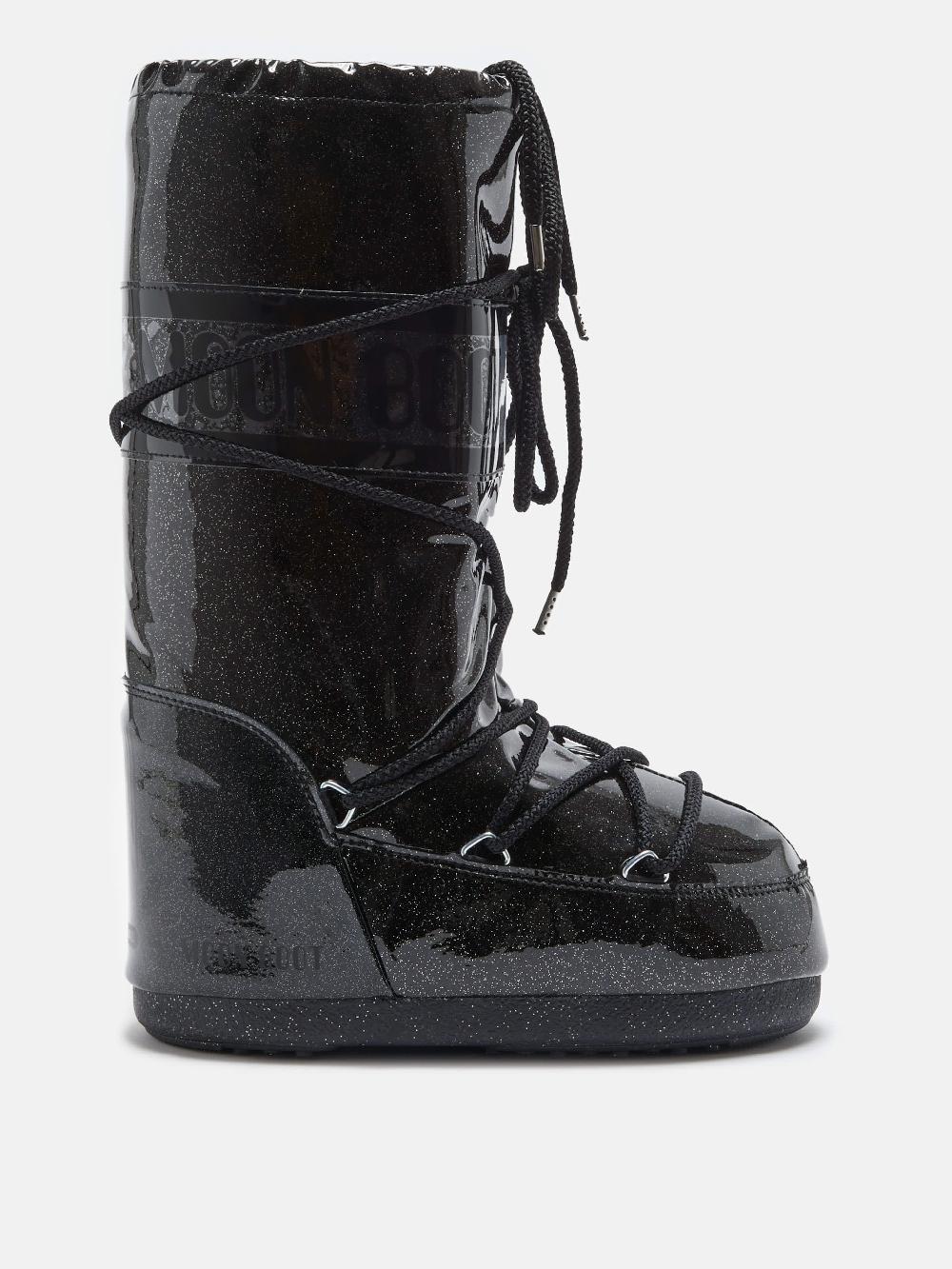 Moon Boot ICON GLITTER NERO Presa