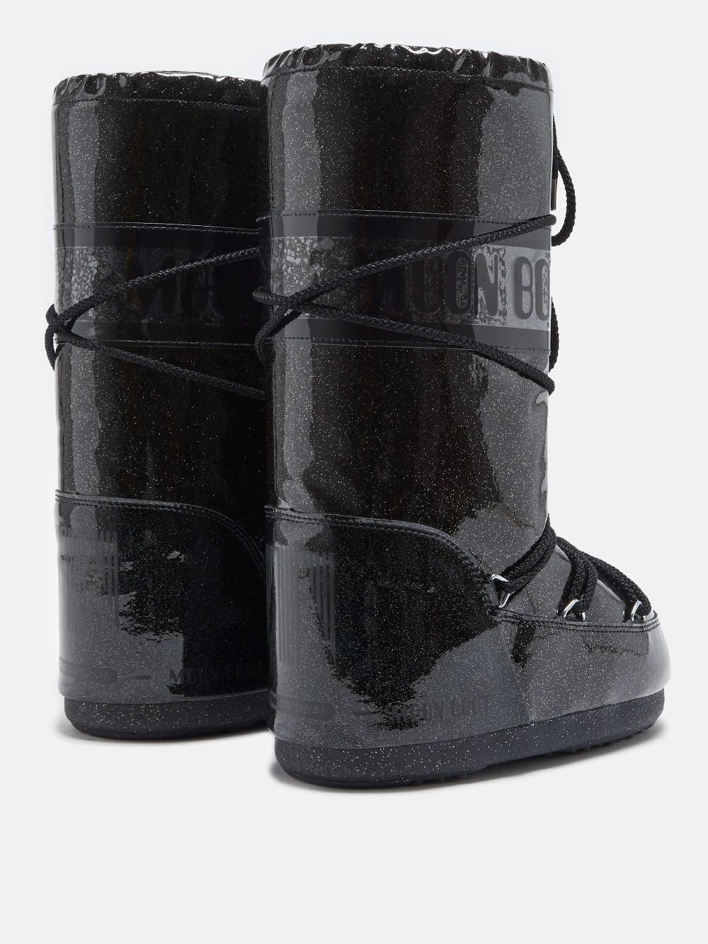 Moon Boot ICON GLITTER NERO Presa