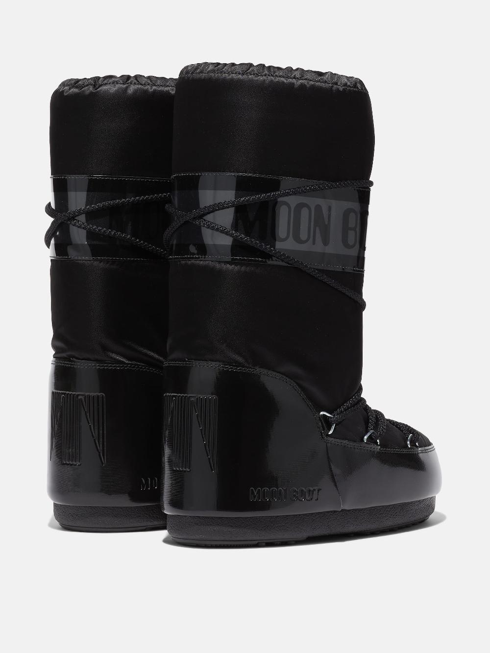 Moon Boot ICON GLANCE NERO IN RASO Offerte