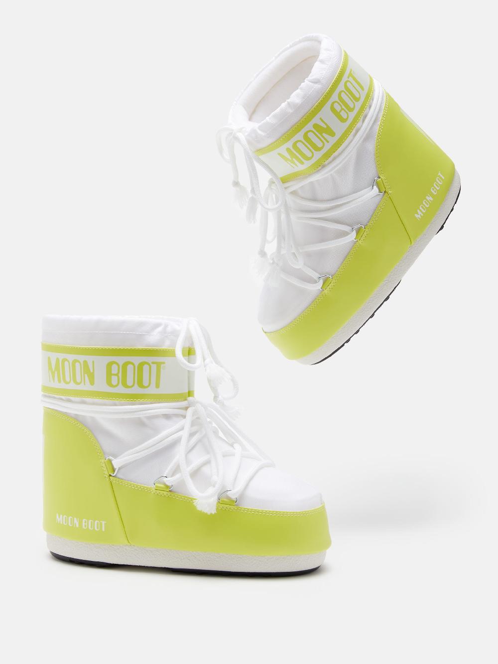 Moon Boot ICON LOW NYLON VERDE LIME Moda
