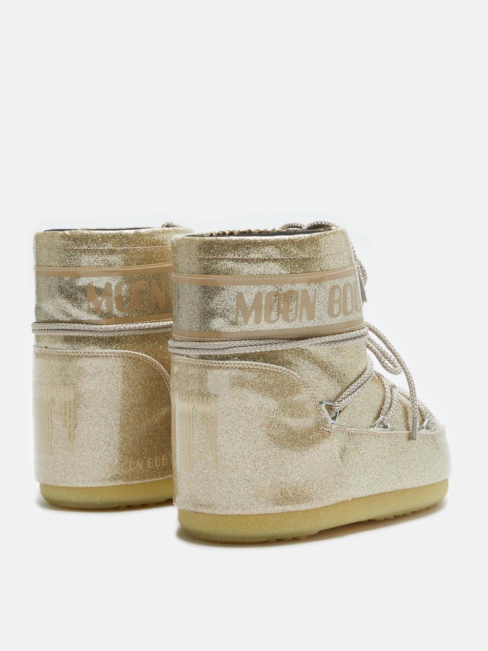 Moon Boot ICON LOW GLITTER ORO Italia