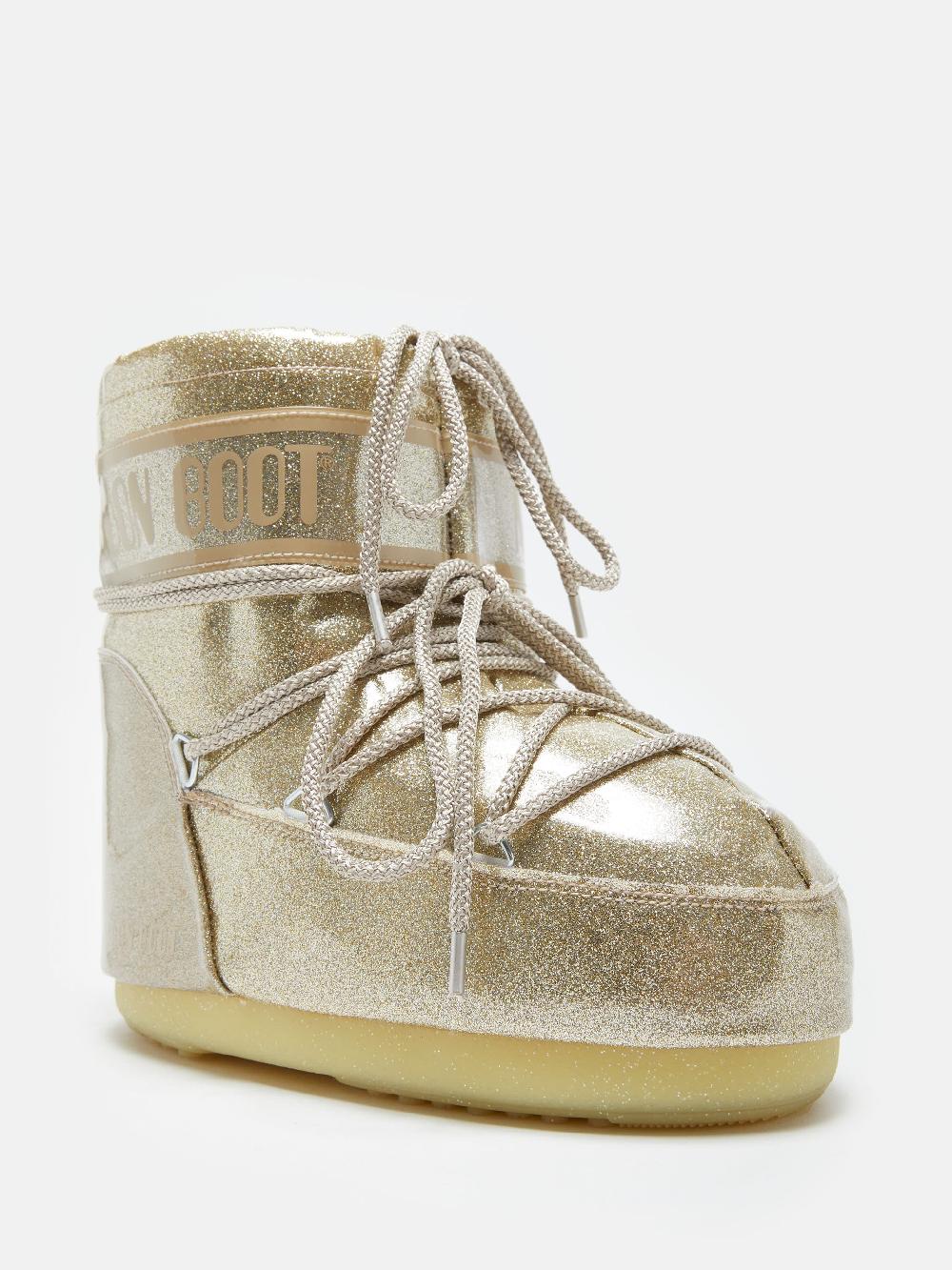 Moon Boot ICON LOW GLITTER ORO Italia