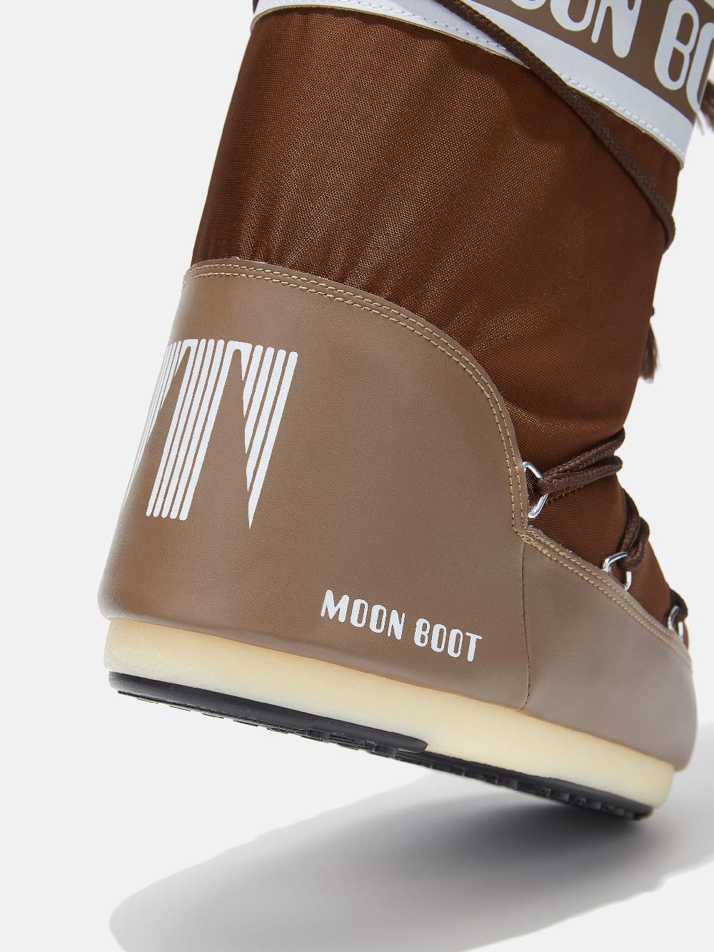 Moon Boot ICON MARRONE IN NYLON Vendita