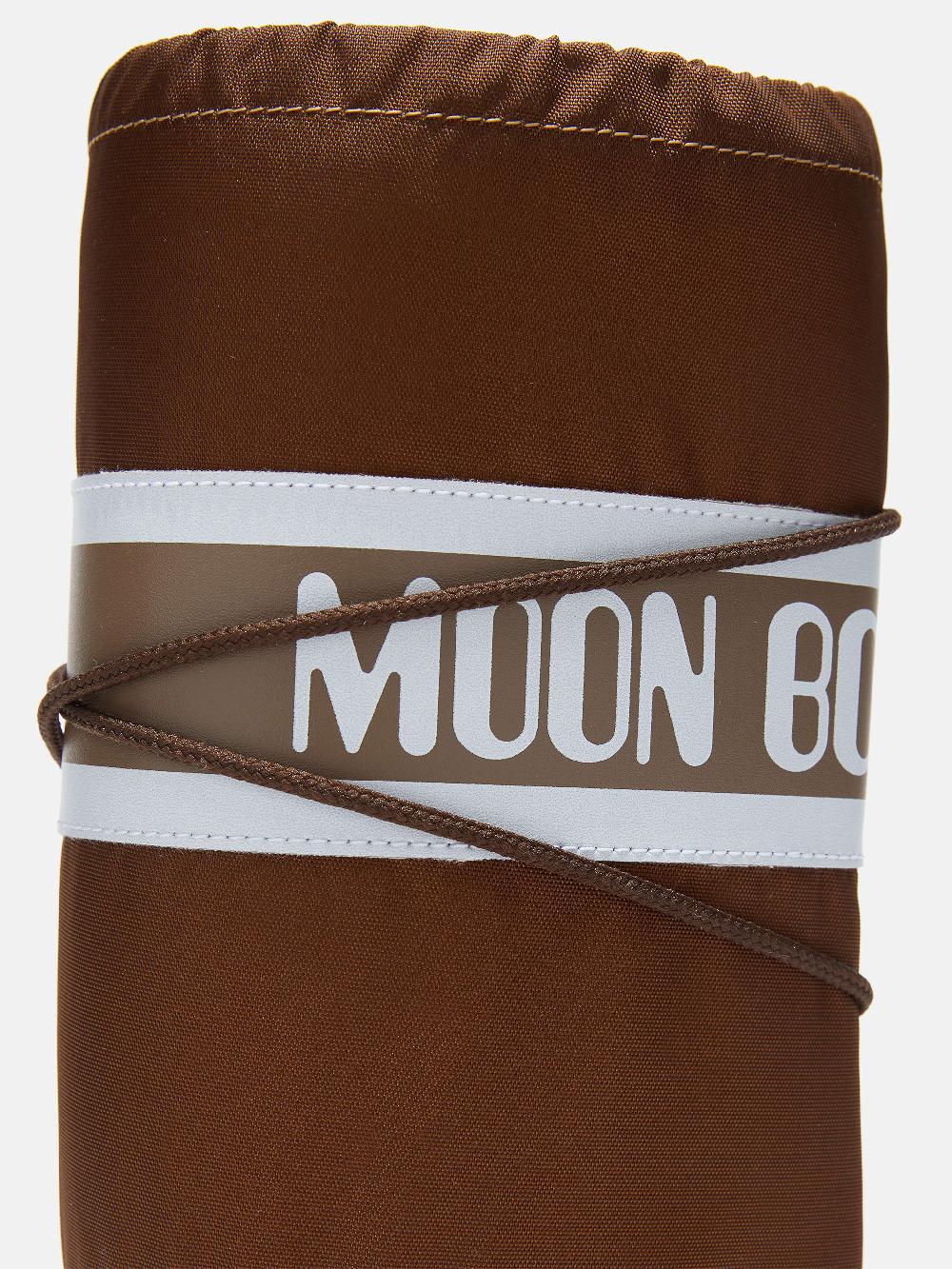 Moon Boot ICON MARRONE IN NYLON Vendita
