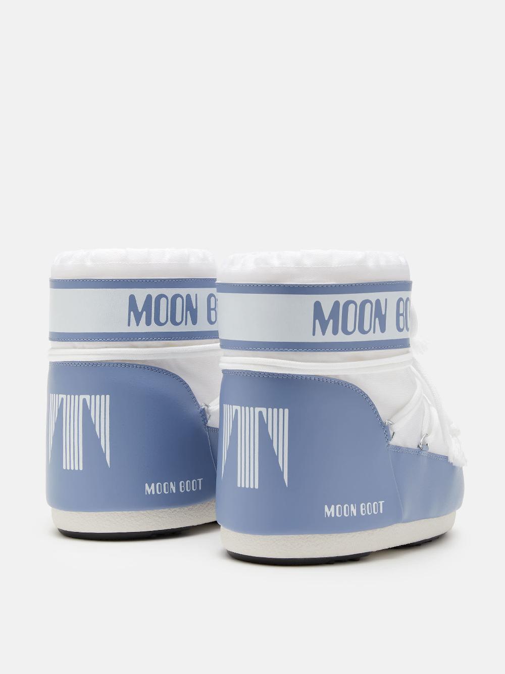 Moon Boot ICON LOW NYLON GRIGIO Qualità Garantita