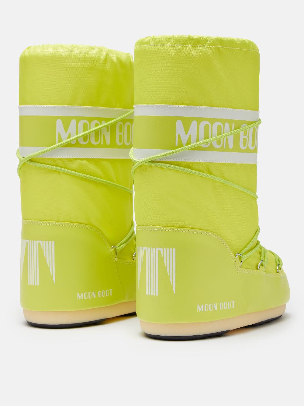 Moon Boot ICON NYLON VERDE LIME Affare Del Giorno