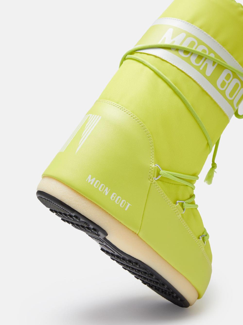 Moon Boot ICON NYLON VERDE LIME Affare Del Giorno