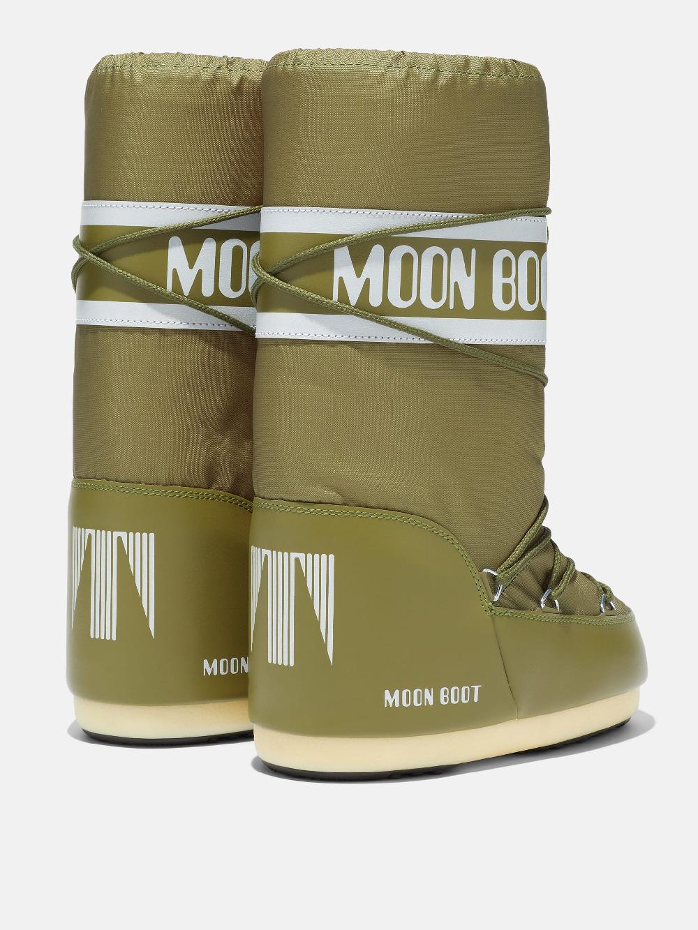 Moon Boot ICON KAKI IN NYLON Presa