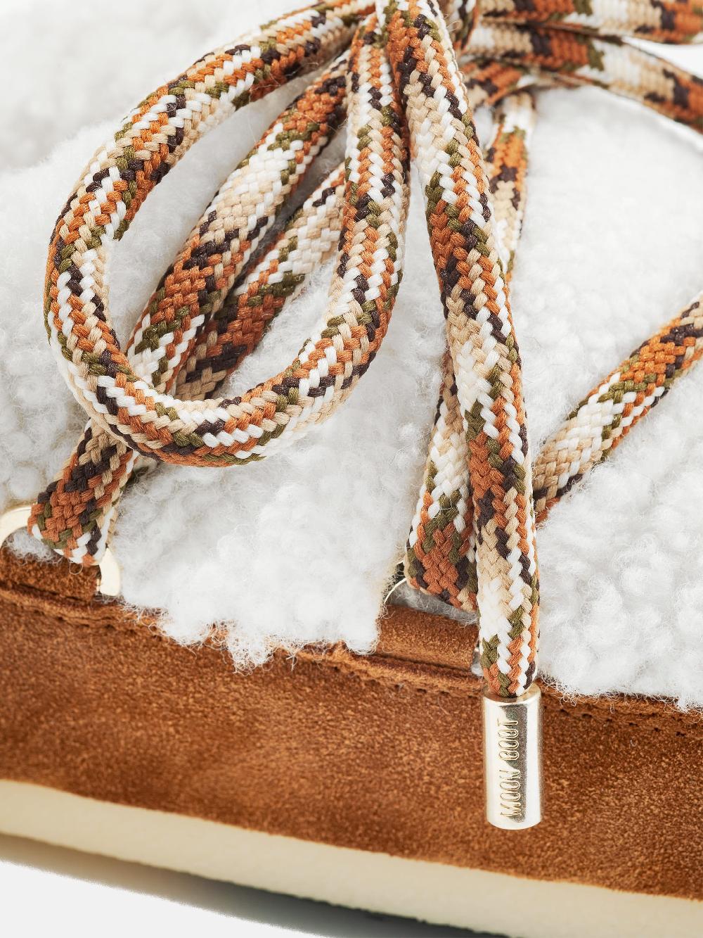 Moon Boot ICON MULE NOCCIOLA IN SHEARLING Sconto