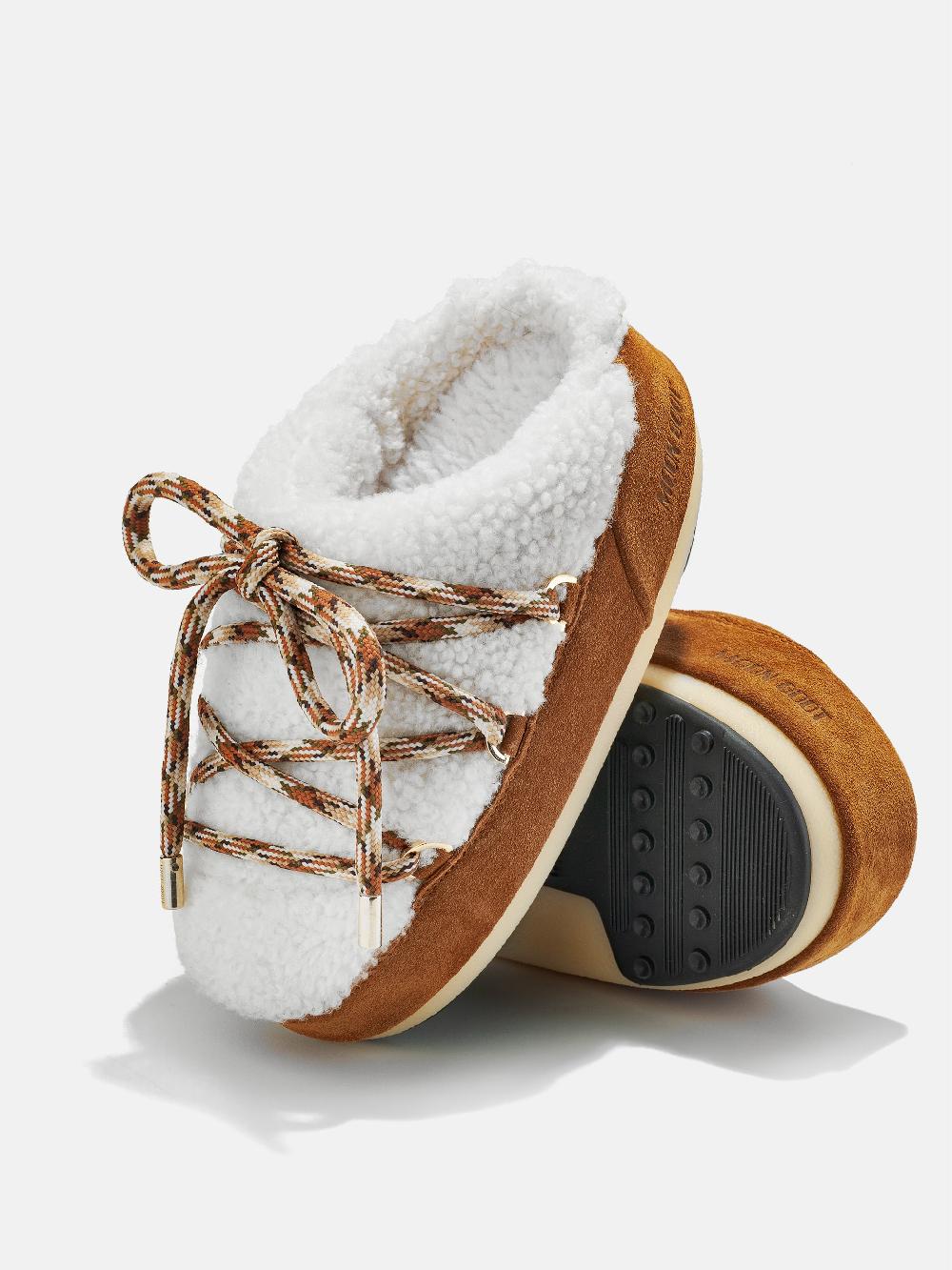 Moon Boot ICON MULE NOCCIOLA IN SHEARLING Sconto