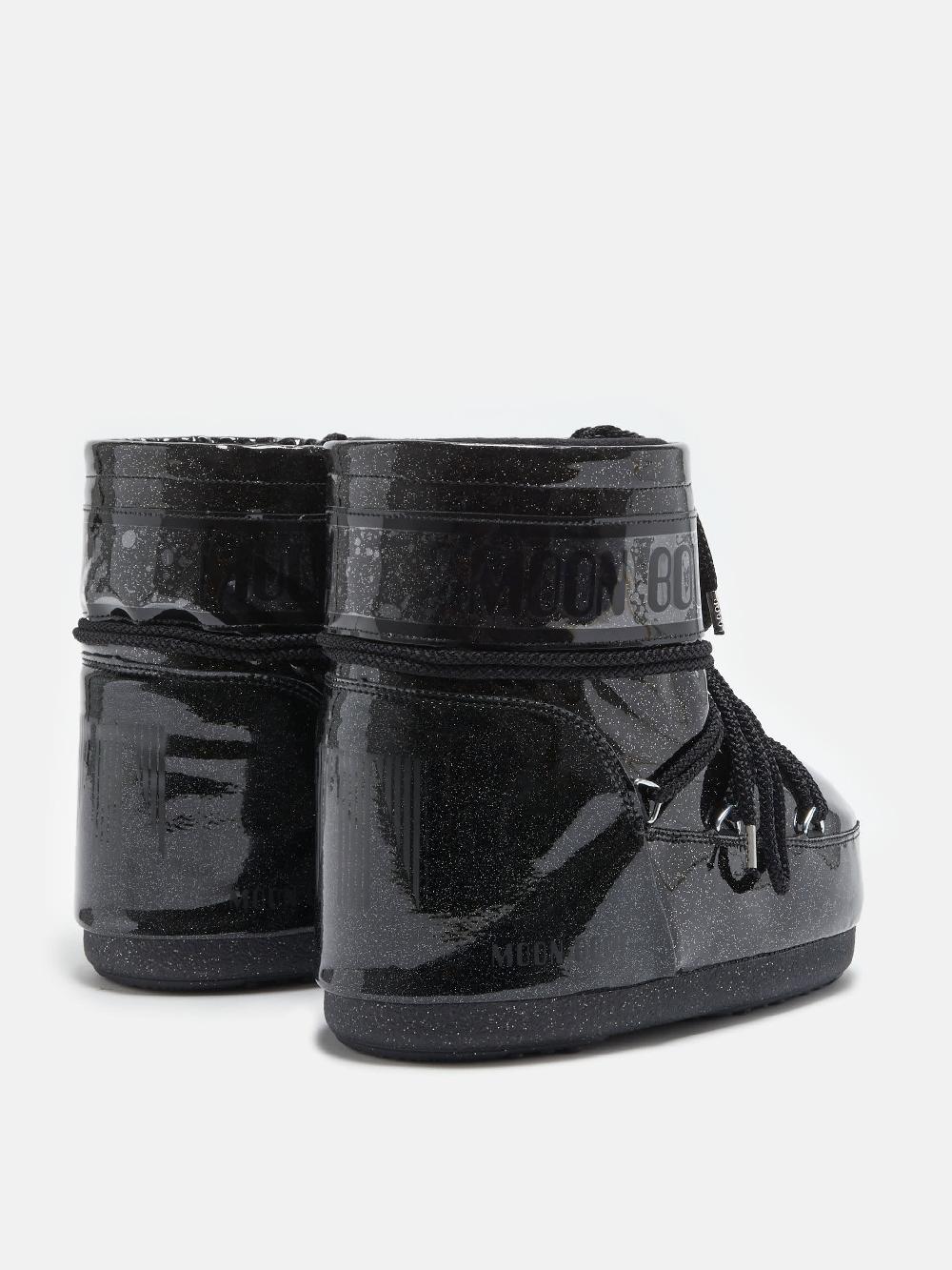 Moon Boot ICON LOW GLITTER NERO Economico