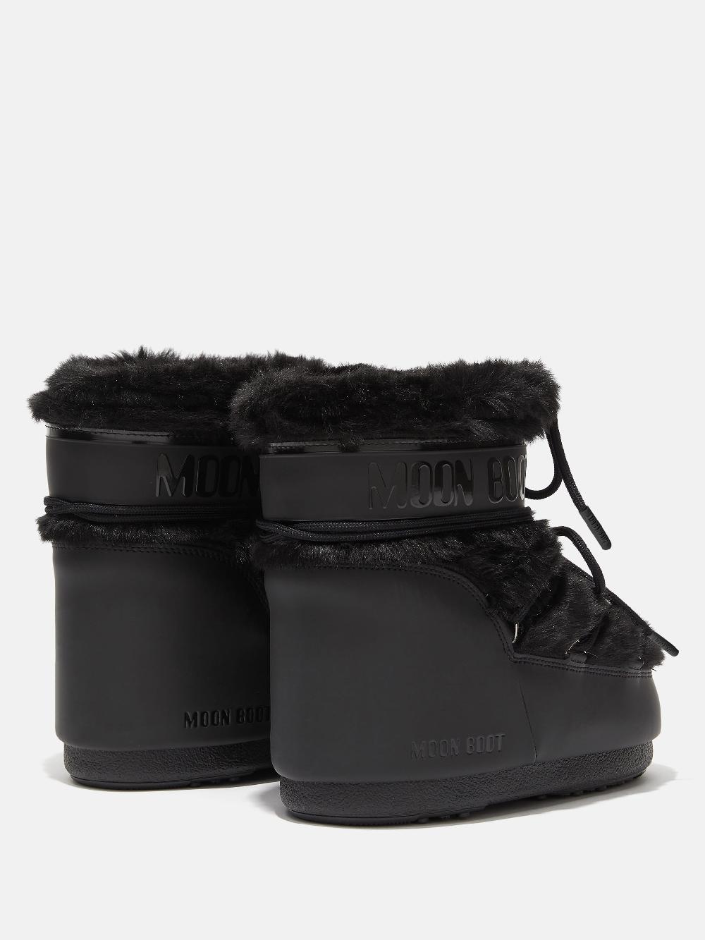 Moon Boot ICON LOW NERO IN ECOPELLICCIA Hotsell