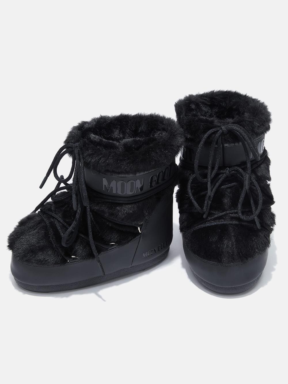 Moon Boot ICON LOW NERO IN ECOPELLICCIA Hotsell