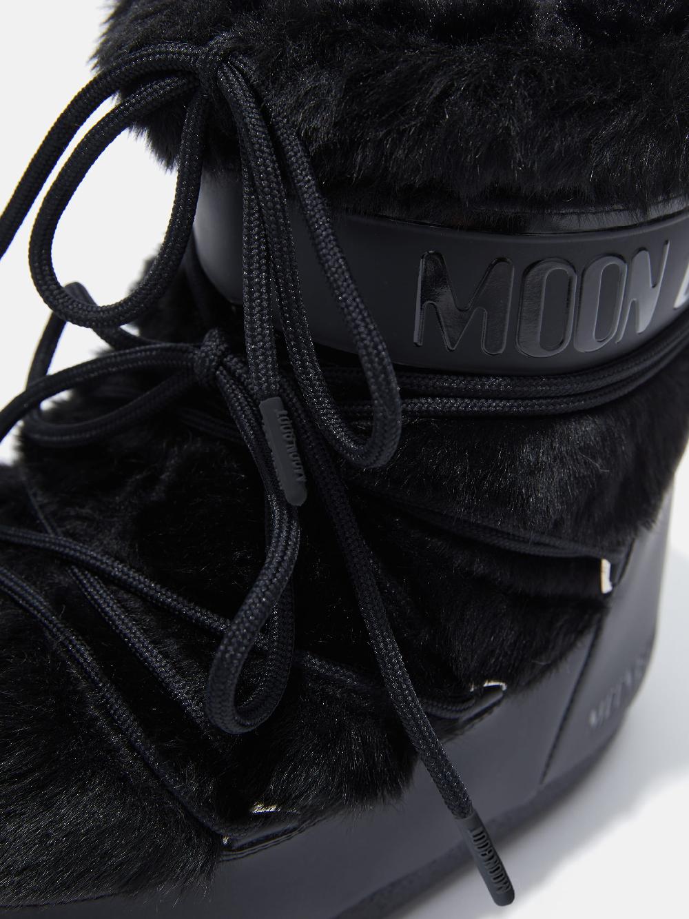 Moon Boot ICON LOW NERO IN ECOPELLICCIA Hotsell