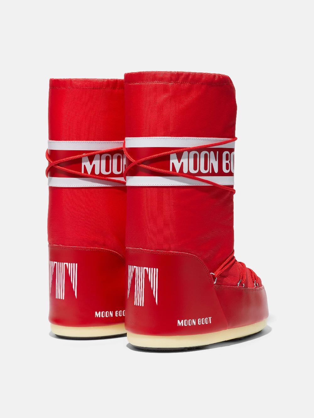 Moon Boot ICON ROSSO IN NYLON Vendite Flash
